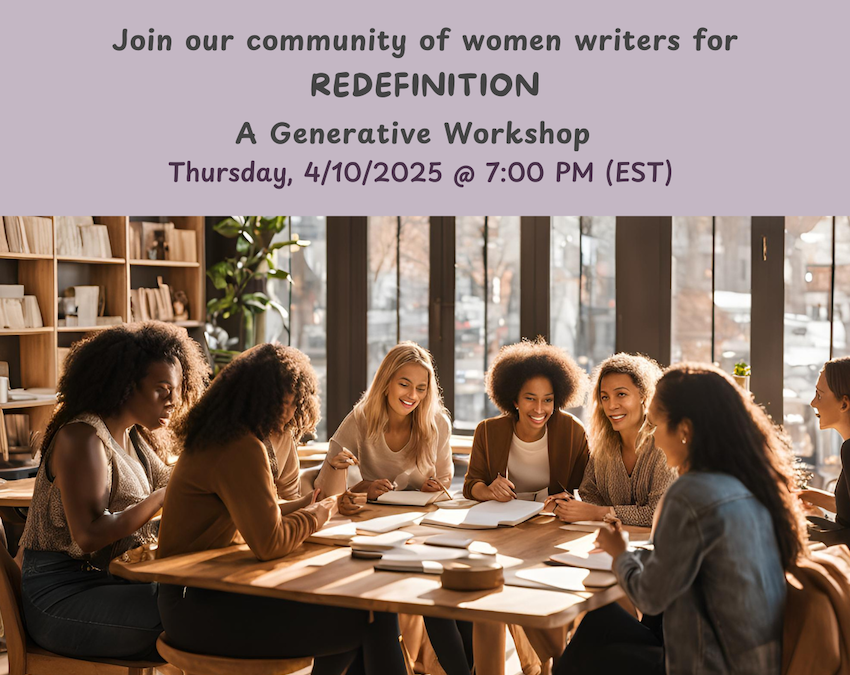 Redefinition… A Generative Workshop – April 10